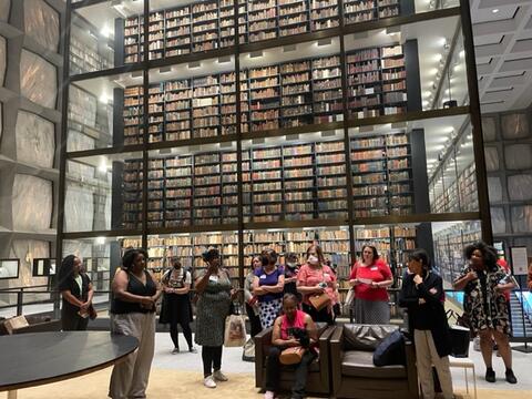Black historical romance exhibition, Beinecke Rare Book & Manuscript Library, Popular Romance Fiction: the Literature of Hope conference, September 8-9, 2023, Yale University. 